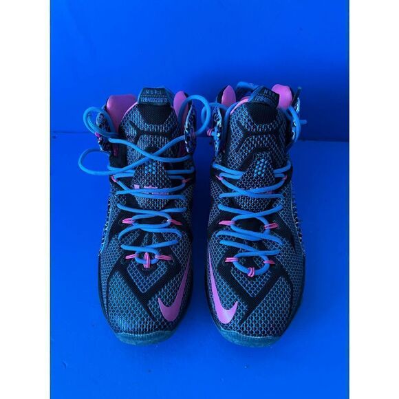 2015 Nike LEBRON 12 EP '23 CHROMOSOMES' High Top Sneakers 707781-006 Size 8.5 - Picture 3 of 7